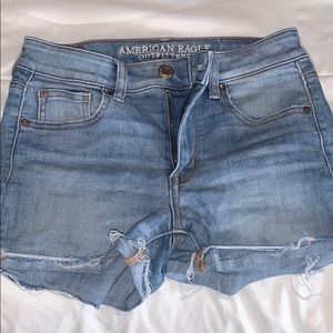 American eagle hi-rise shorts